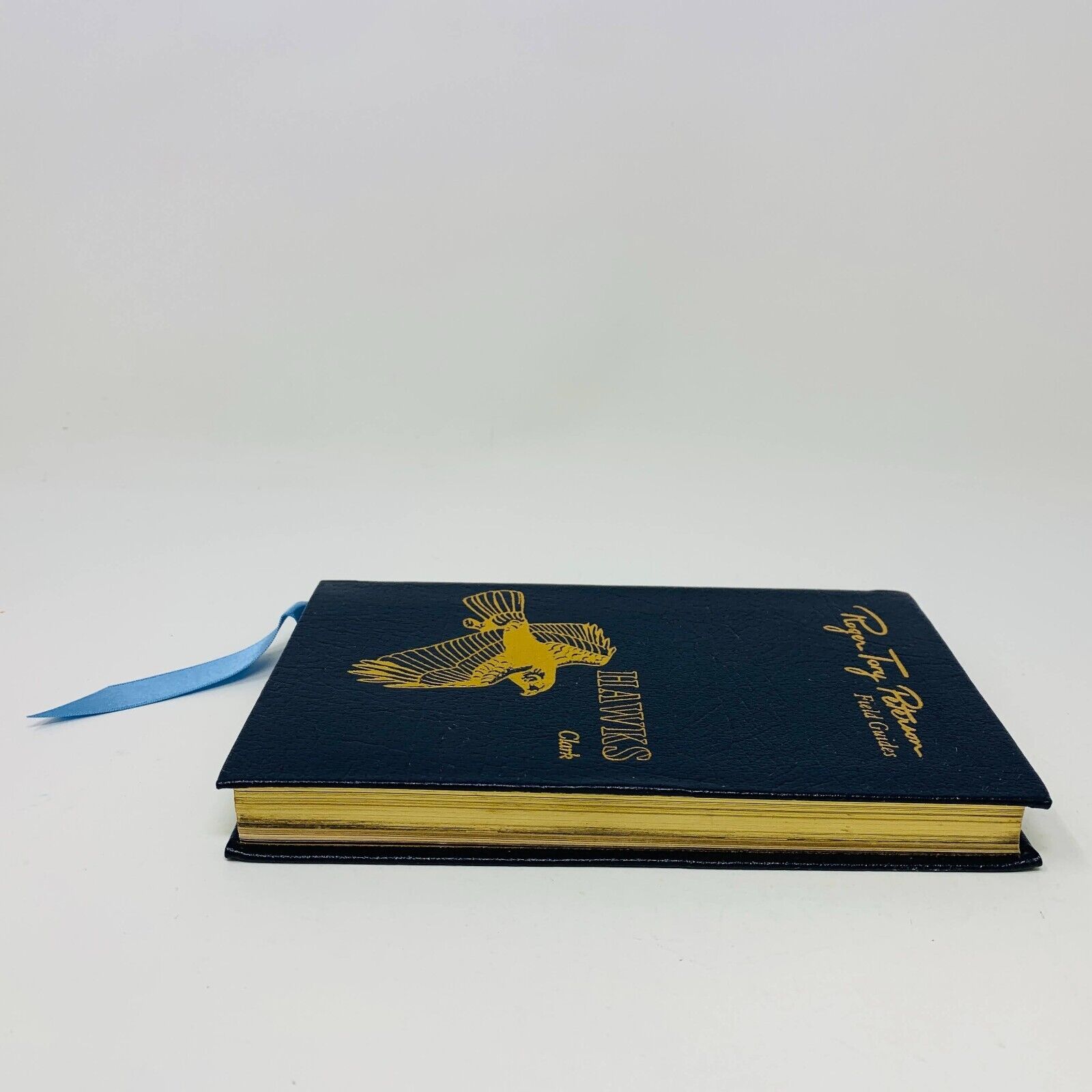 1987 Hawks Roger Tory Peterson Field Guide Collector's Ed Leather Bound Clark