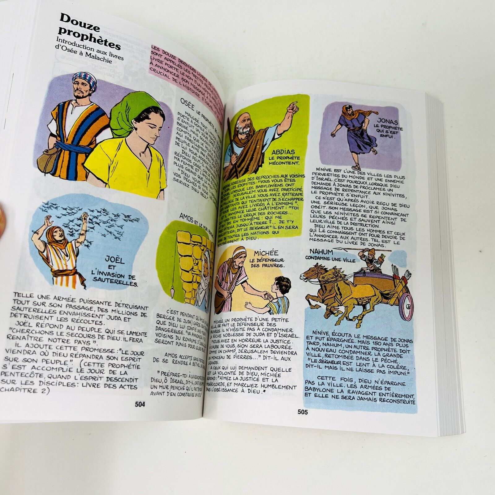 1996 La Bible en Bandes Dessinées en BD LLB en Français/French Comics Religion