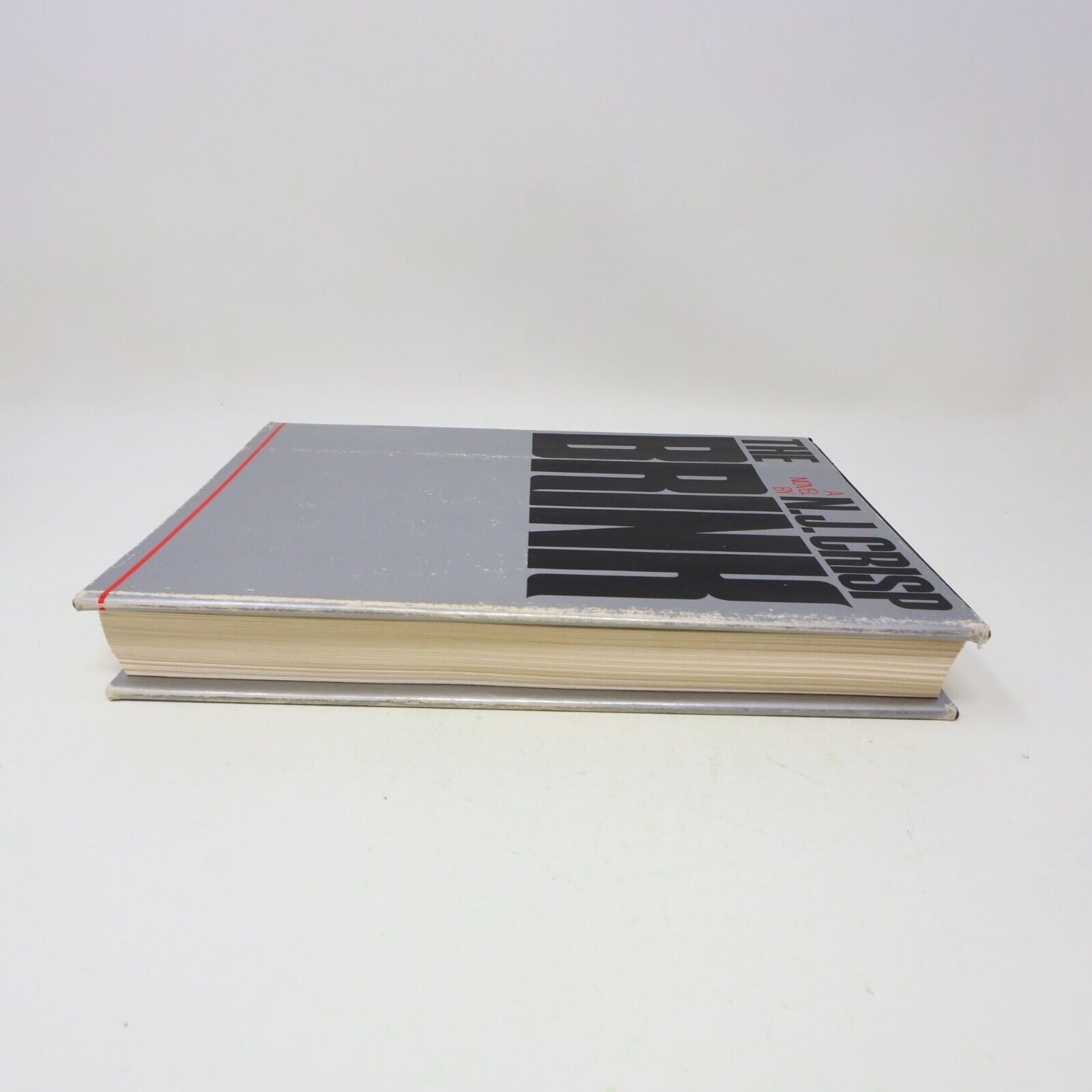 1982 The Brink N. J. Crisp Espionage Spy Thriller Viking Hardcover Book 80s HC