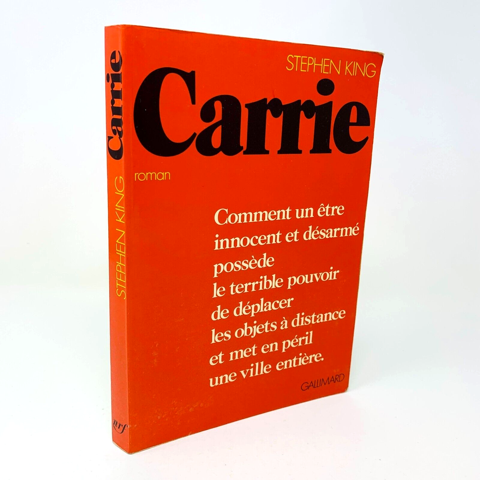 1976 Carrie Gallimard nrf Stephen King 1st Edition France Français French Livre
