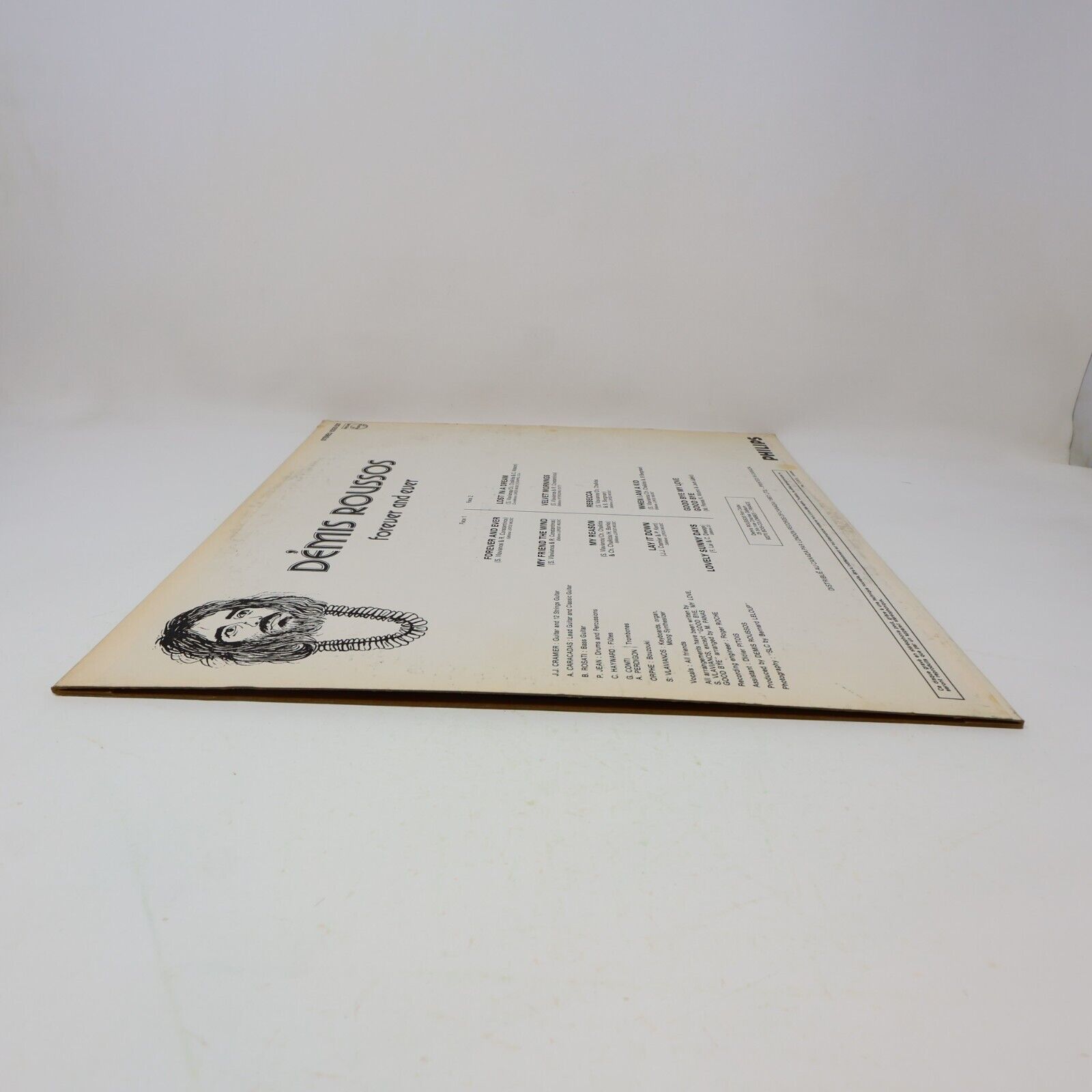 Démis Roussos Forever And Ever LP Record 6325 021 Canada My Friend The Wind 70s