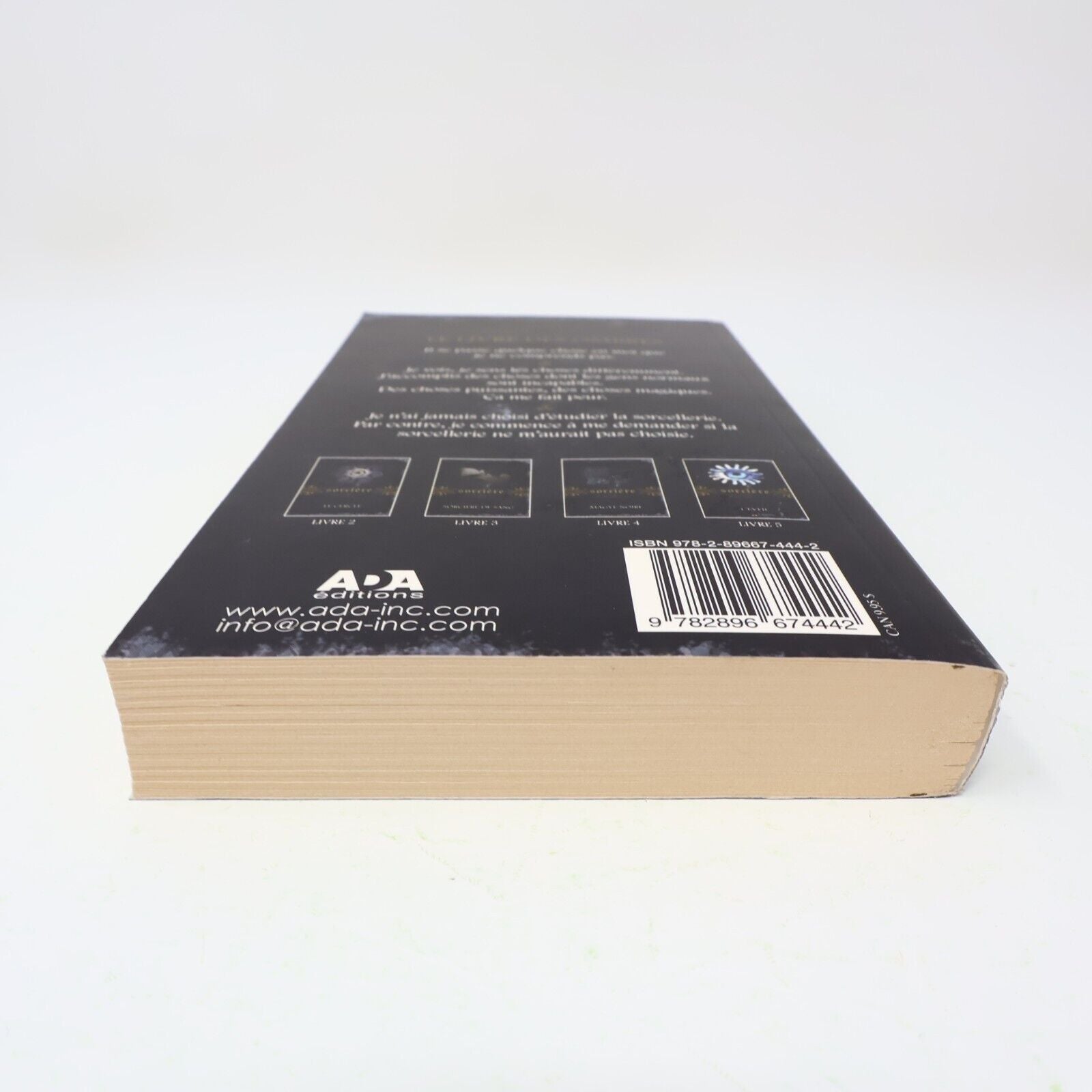 2010 Le Livre des Ombres Cate Tiernan Sorcière #1 Sweep Ada Français Paperback