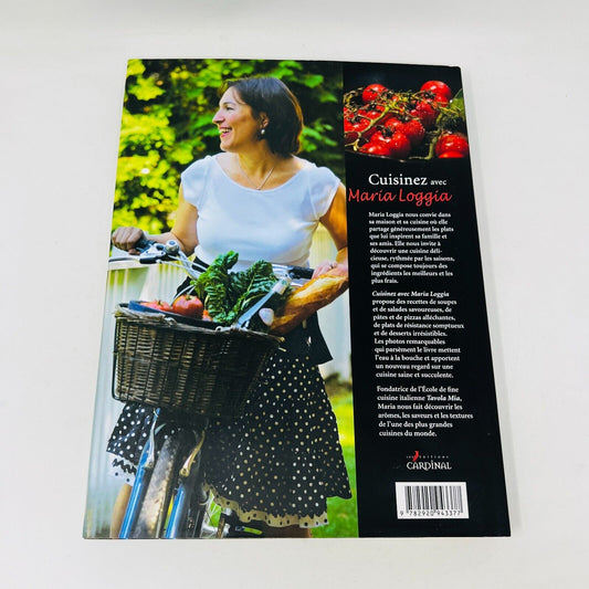 2009 Cuisinez avec Maria Loggia Livre de Recettes Émission Télévisée Célébrité