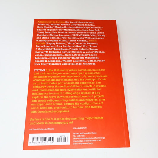 2015 Systems Documents of Contemporary Art Edward A. Shanken Mit Press Art AI PB
