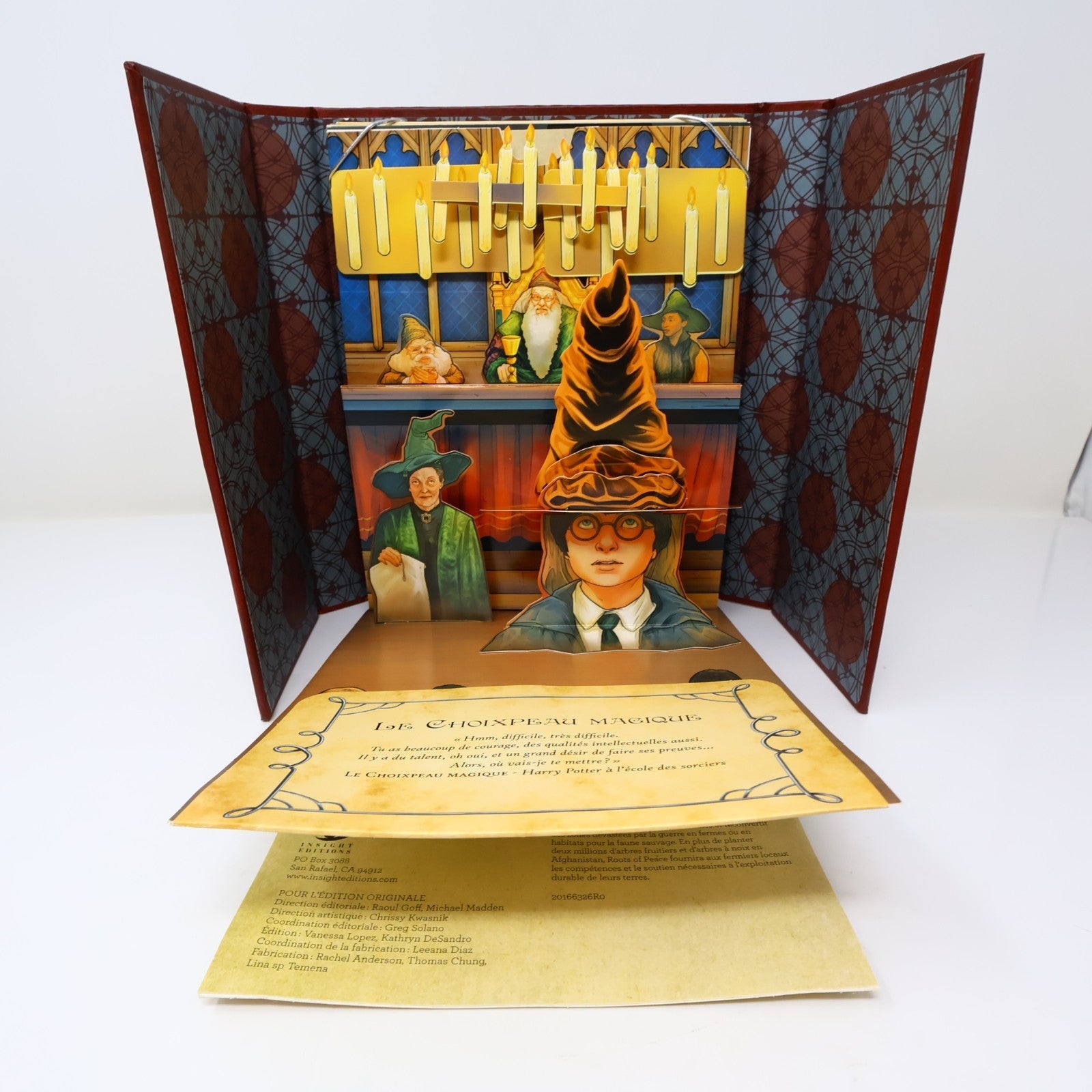 Le Monde des Sorciers de J.K. Rowling Pop-Up Harry Potter Animaux Fantastiques