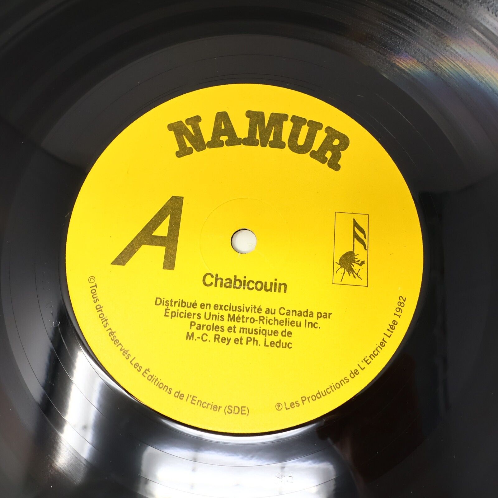 Chabicouin + À la Ferme Lot 2 Disques LP Enfants Français Kébec Disque L'Encrier