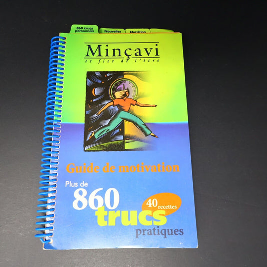 2002 Minçavi Guide de Motivation Paperback PB Témoignages Cuisine Recettes Diète