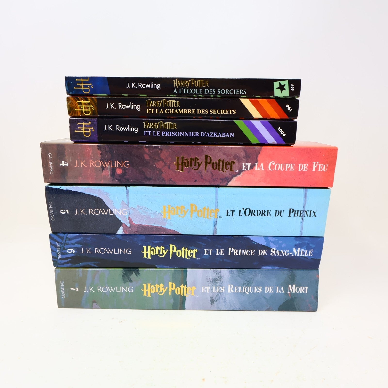 Harry Potter #1-7 Folio Junior Lot 7 Livres J. K. Rowling Gallimard Complète PB