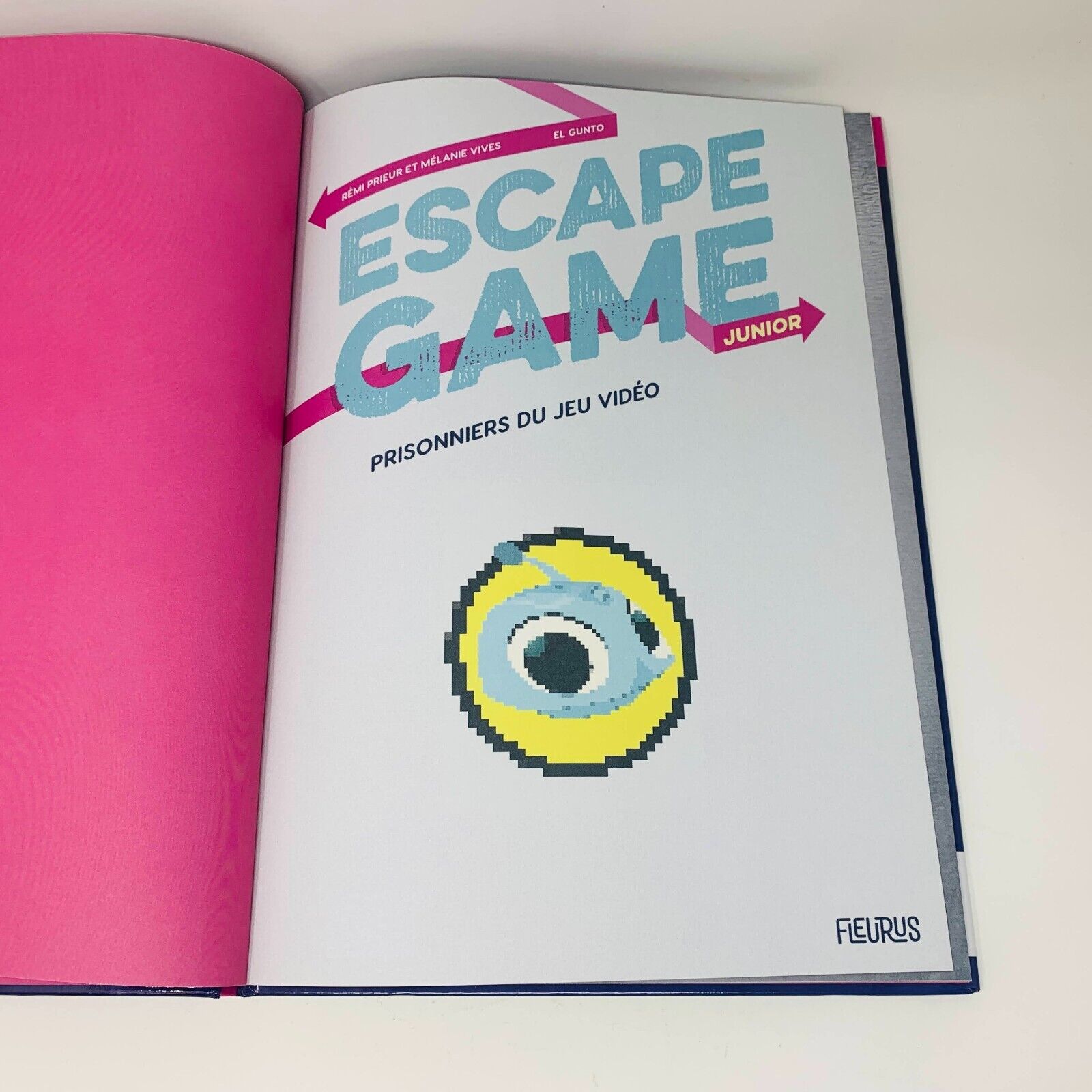 3x Livres Escape Game Temple du Pixel/Prisonniers du Jeu Vidéo/Piégés Espace Lot