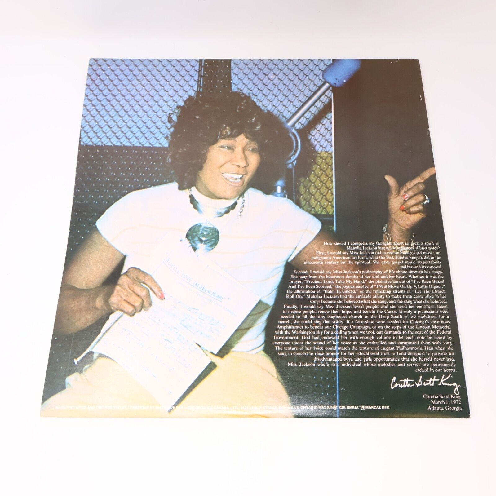 The Great Mahalia Jackson 2x LP Record Vinyl KG 31379 Canada 1972 Rock Of Ages