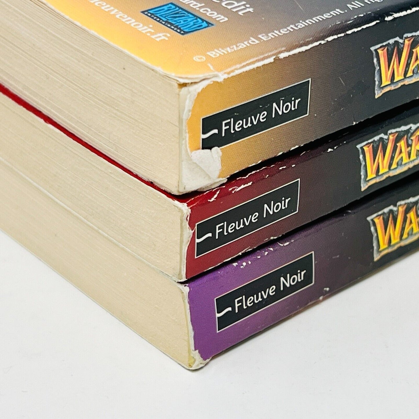 Livres Warcraft 1-3 Fleuve Noir Le Jour du Dragon Chef de Rébellion Français Lot
