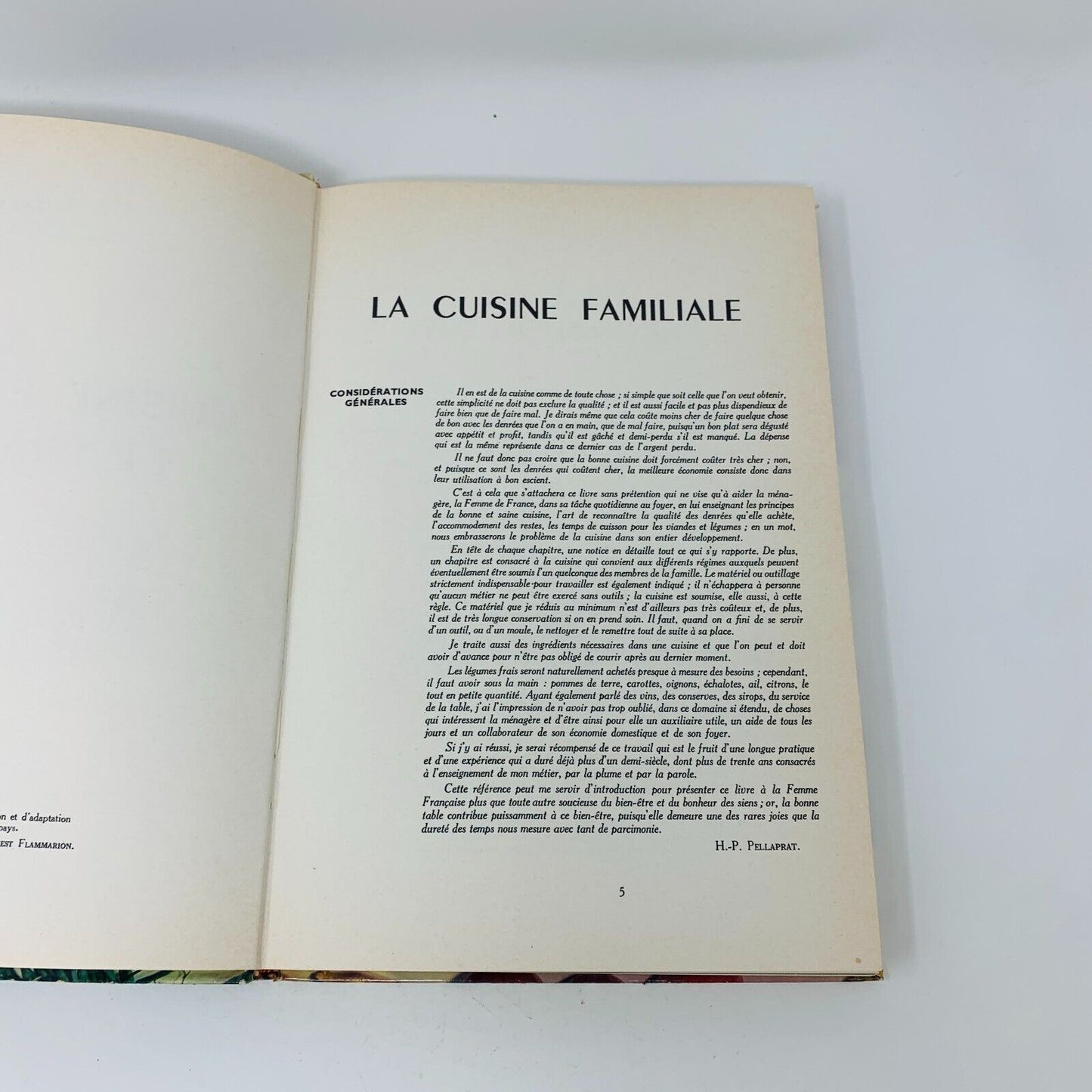 1968 La Cuisine Familiale et Pratique Flammarion Pellaprat Live Recettes French