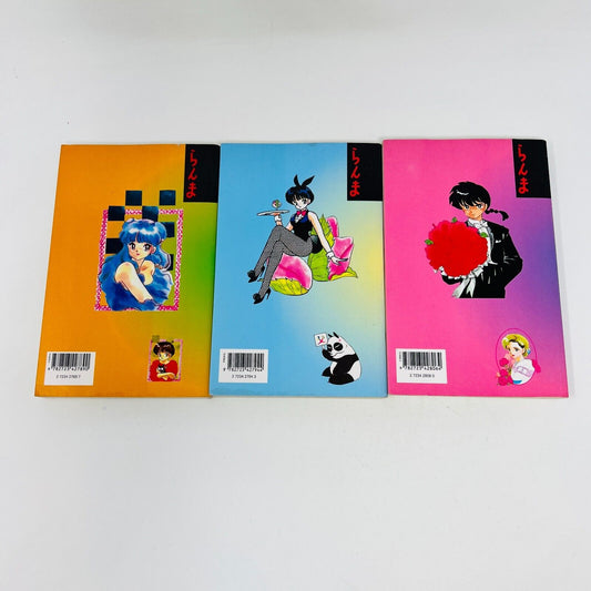 3x Mangas Ranma 1/2 #20-21-22 Rumiko Takahashi Glénat Victoire de Ryoga Lot 90s