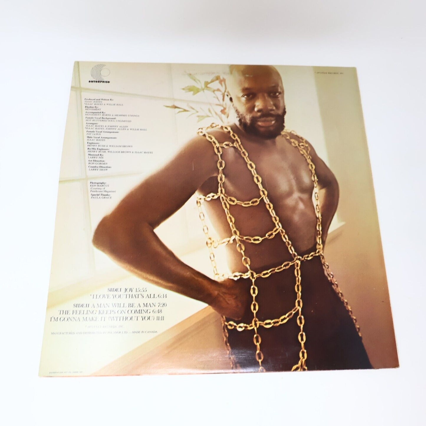 Isaac Hayes Joy LP Record Vinyl 1973 Enterprise ENS-5007 I Love You That's All