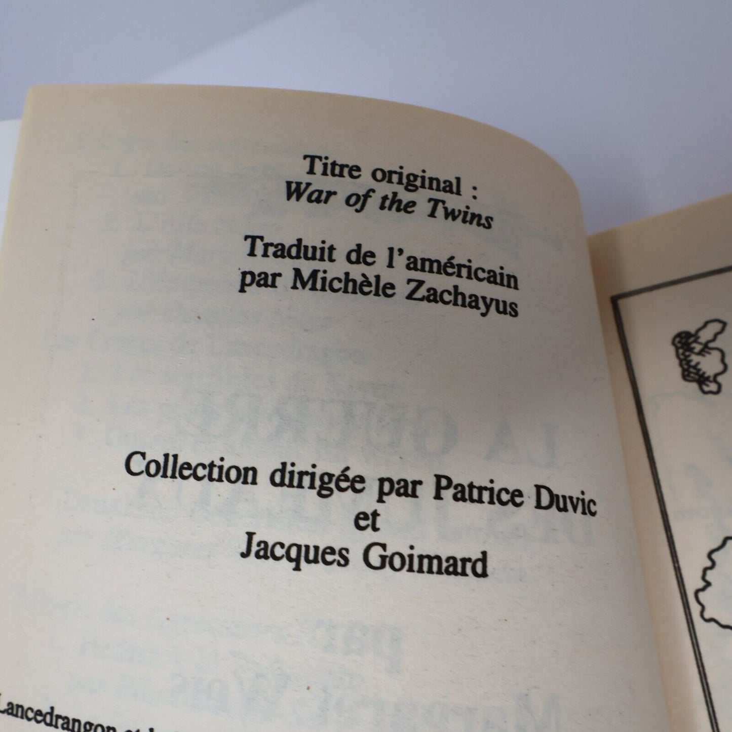 1996 LanceDragon #5 La Guerre des Jumeaux La Trilogie des Légendes Dragonlance