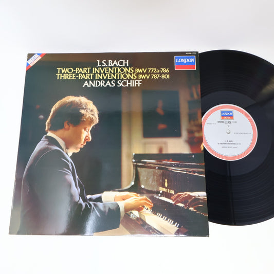 J.S. Bach András Schiff Two-Part/Three-Part Inventions Piano LP Record 411 974-1
