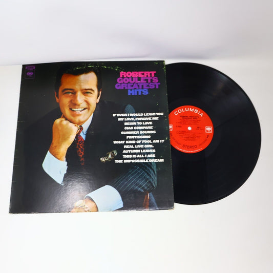 Robert Goulet's Greatest Hits LP Record Vinyl CS 9815 1960s My Love Forgive Me