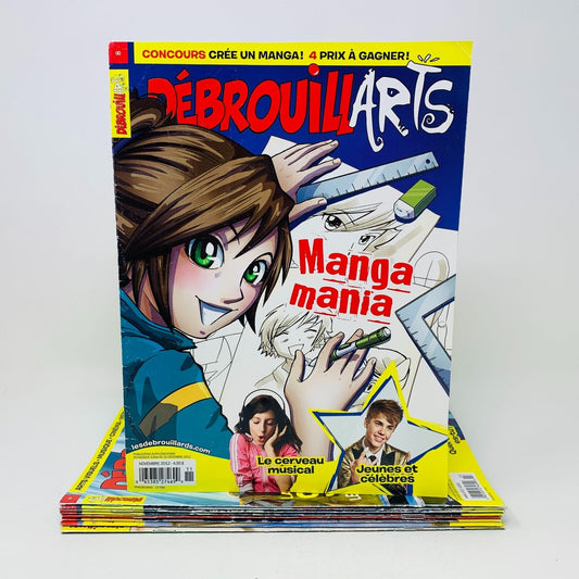 Lot de 9 Magazines Les DébrouillArts & Terre des Débrouillards Enfants Français