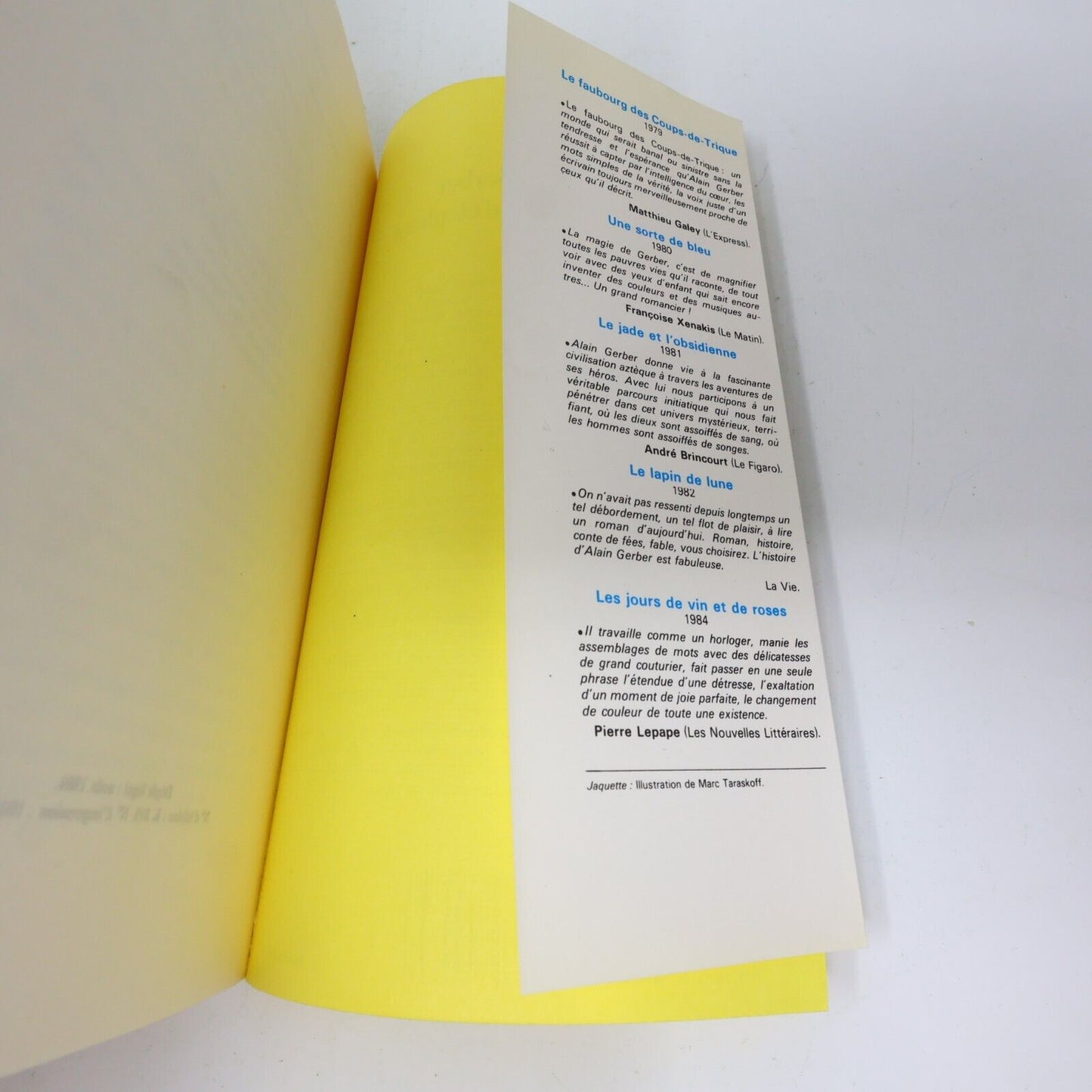 Alain Gerber Rumeur d'Éléphant Monsieur Chichka Lapin de Lune Lot 3 Livres 80s