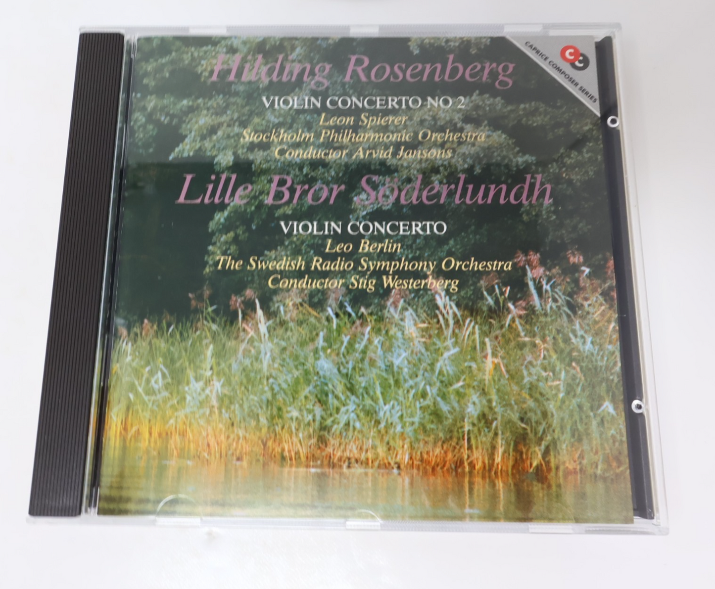 Hilding Rosenberg Violin Concerto #2/Lille Bror Söderlundh Violin Concerto CD