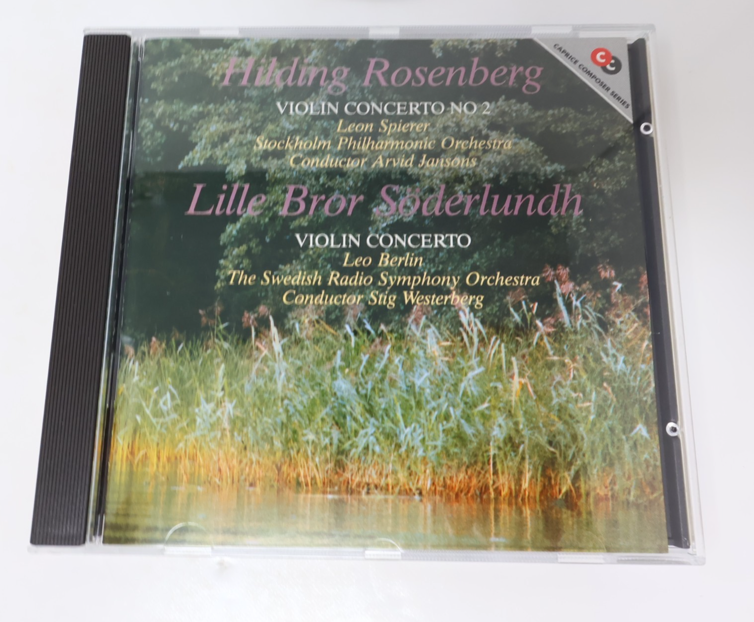 Hilding Rosenberg Violin Concerto #2/Lille Bror Söderlundh Violin Concerto CD