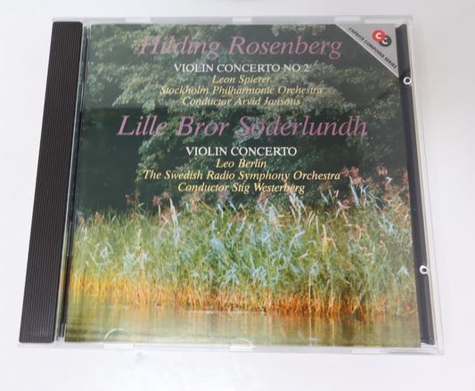 Hilding Rosenberg Violin Concerto #2/Lille Bror Söderlundh Violin Concerto CD
