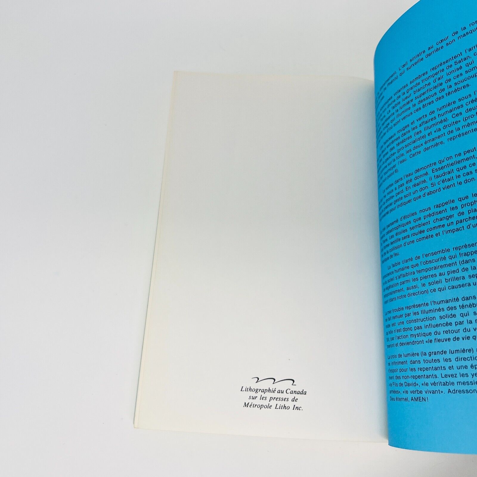 1986 La Conspiration Cosmique de Stan Deyo Livre Français Paranormal Ovnis Vtg
