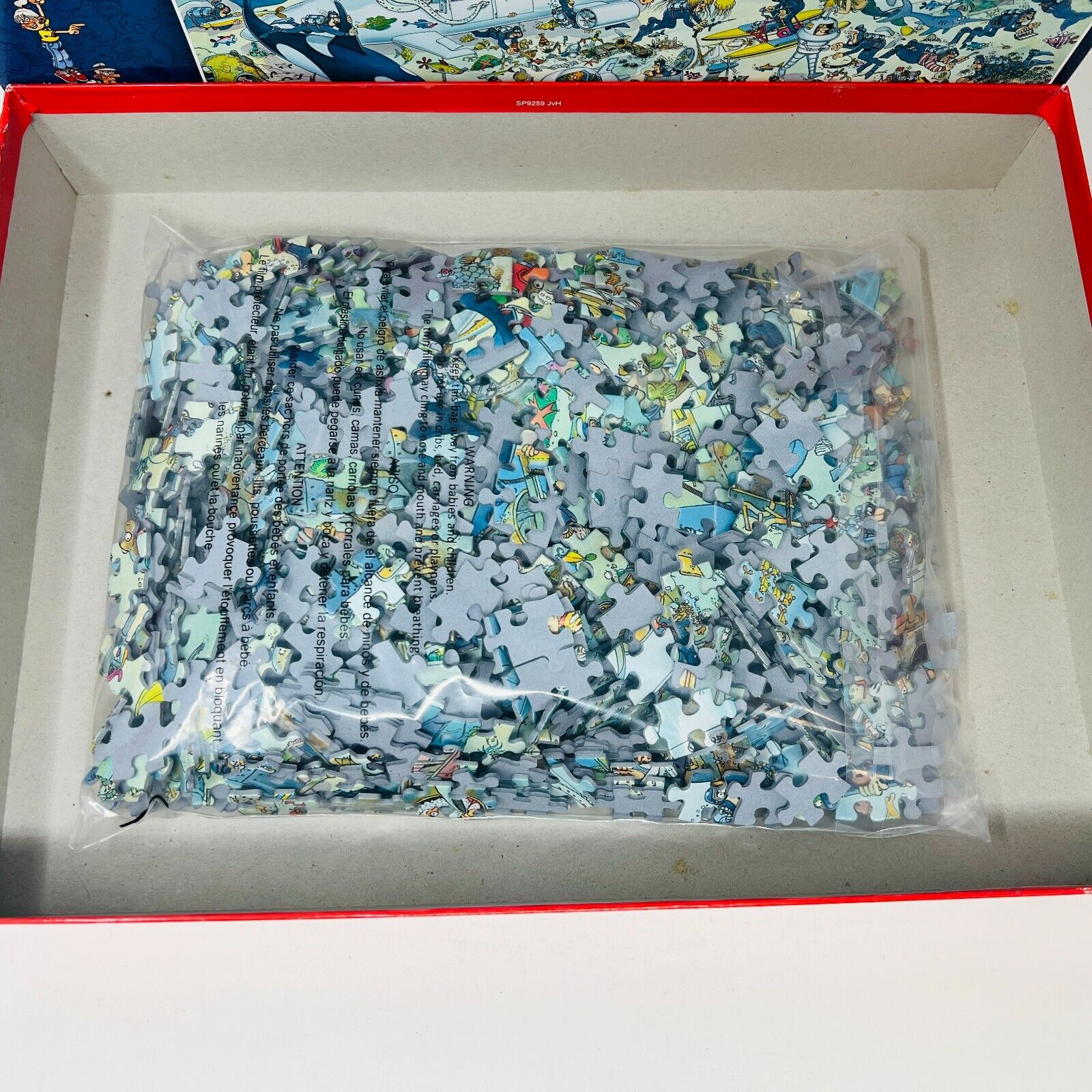 Deep Sea Fun Jumbo 17079 Complete Jigsaw Puzzle by Jan Van Haasteren 1000 Pieces