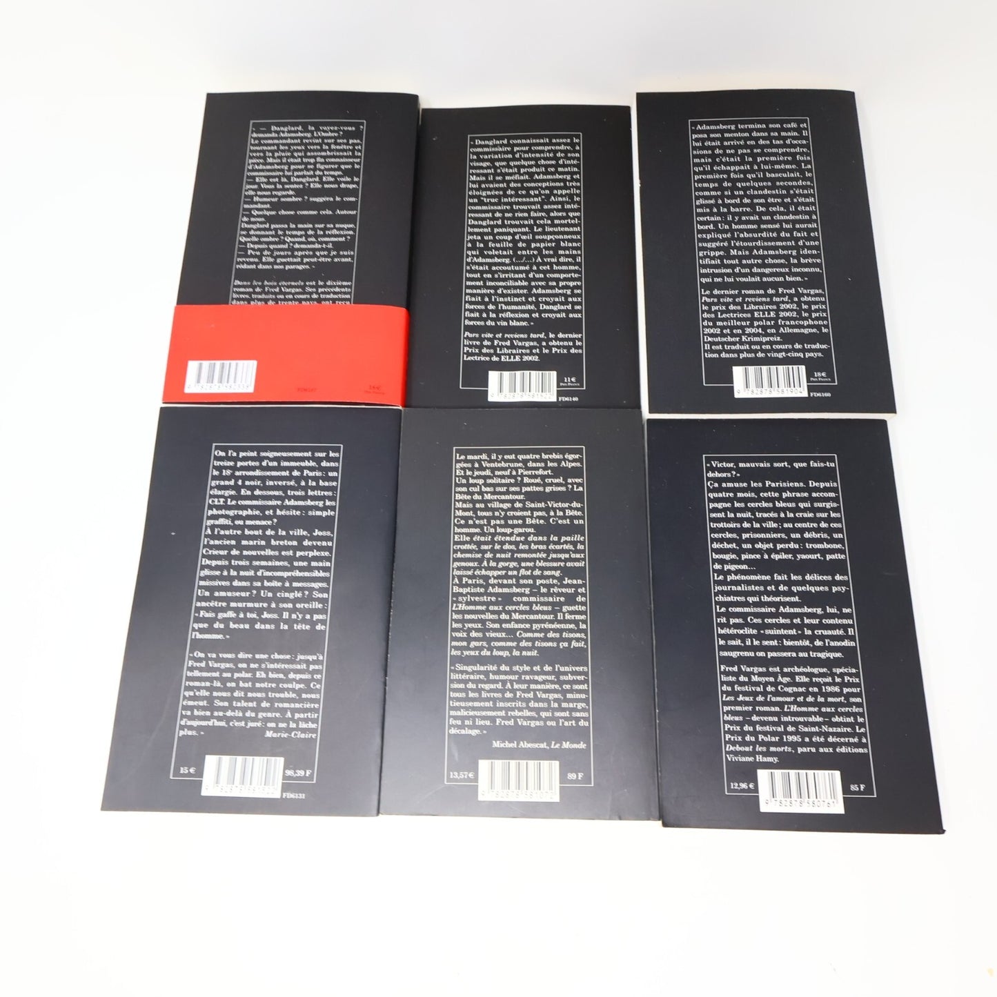 Fred Vargas Lot 8 Livres Pars Vite et Reviens Tard/Coule la Seine Français 2000s