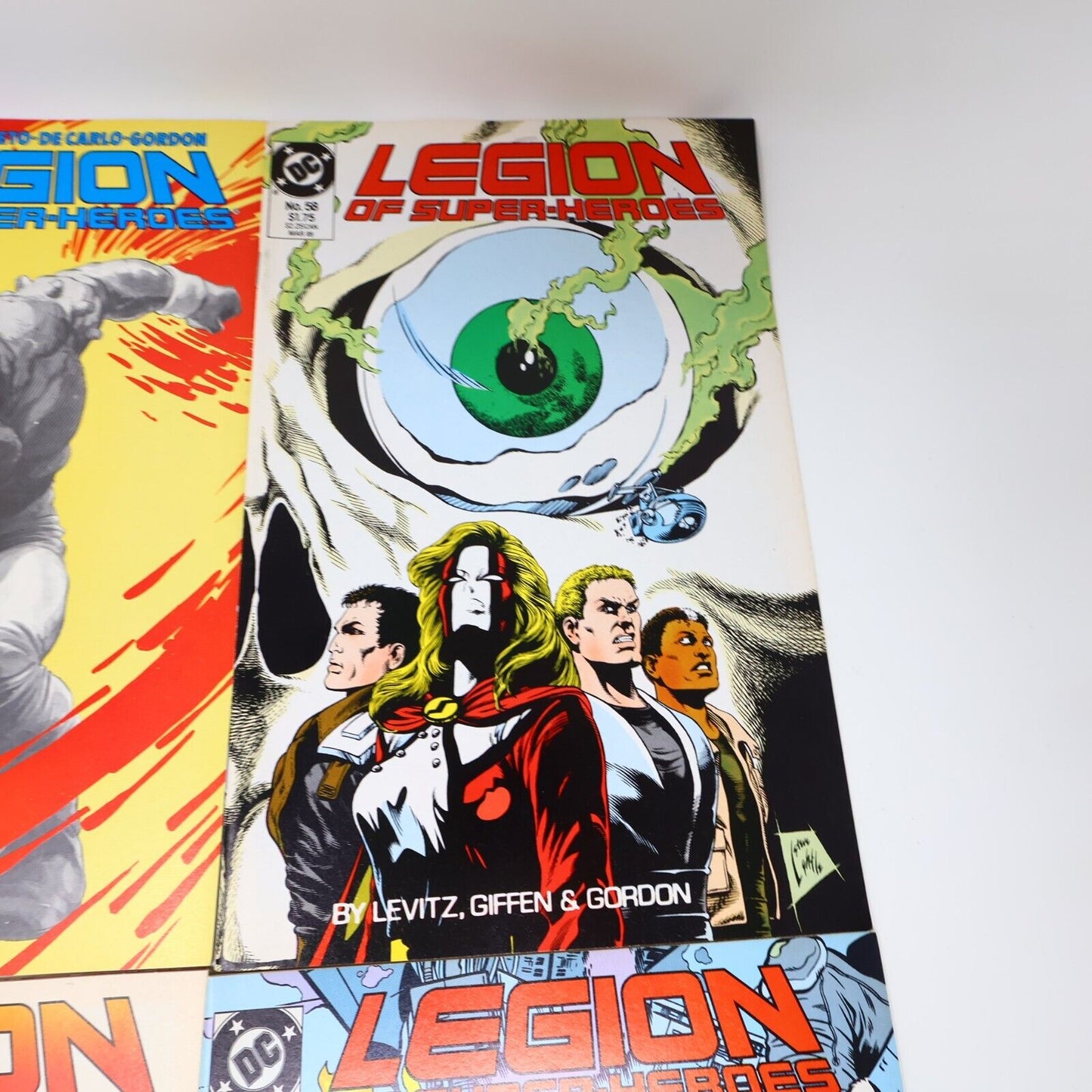 Lot 10 Comics Legion of Super-Heroes #42, 47-48, 51-56, 58 DC Levitz 1980s