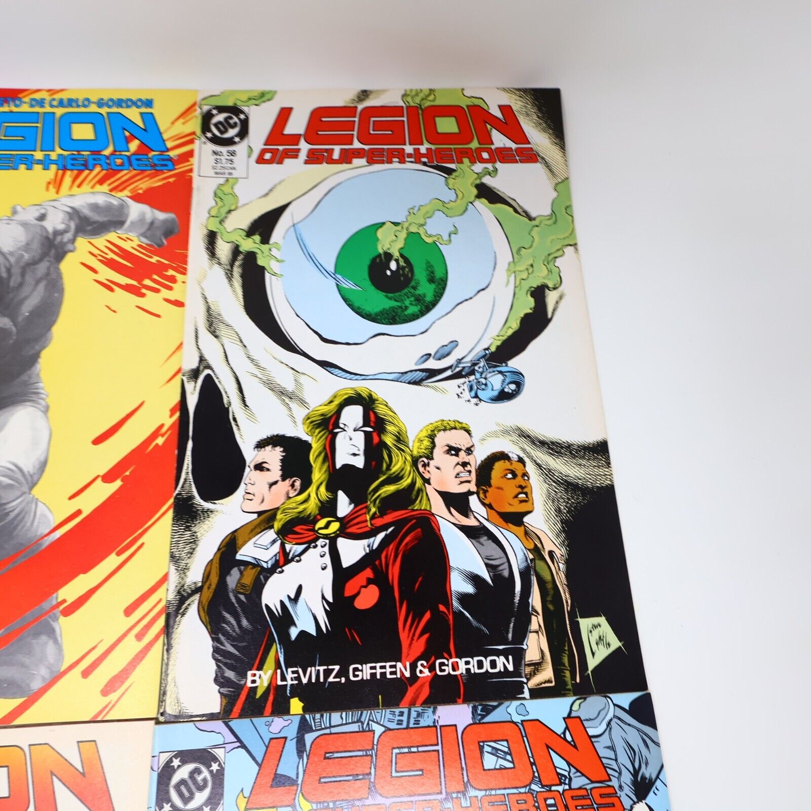 Lot 10 Comics Legion of Super-Heroes #42, 47-48, 51-56, 58 DC Levitz 1980s