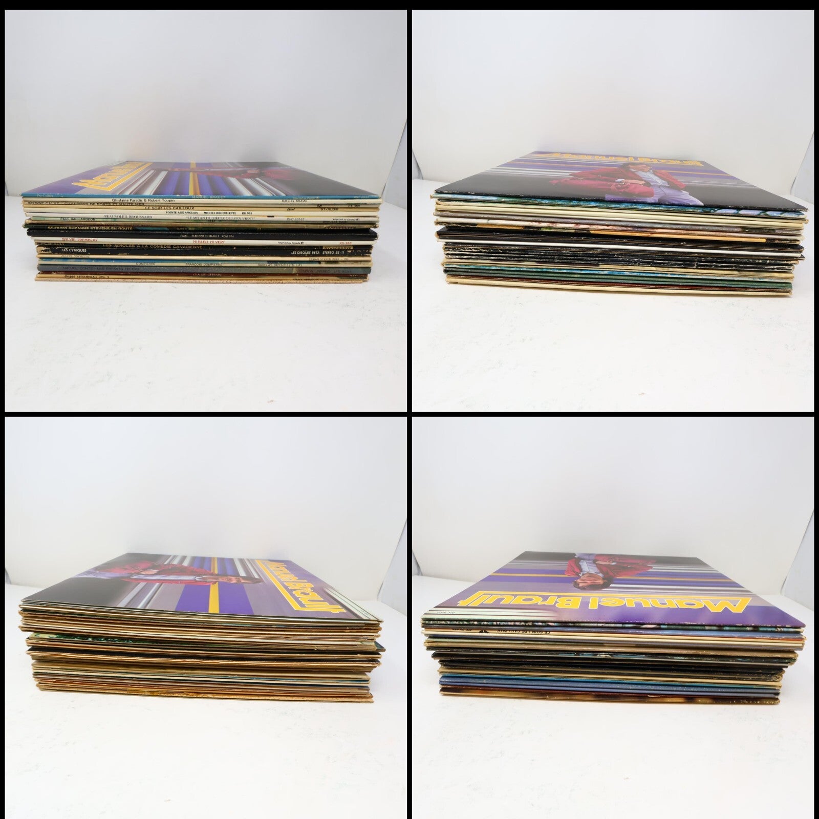 Pop Québécois 1960-70-80s Lot 20 Disques LP Thibeault/Baillargeon/Brault/Toupin