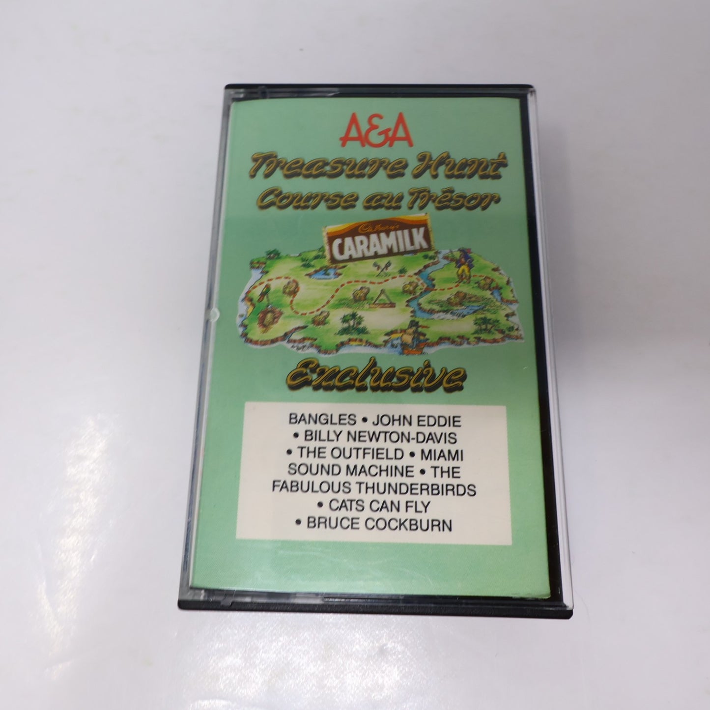 A&A Treasure Hunt Caramilk Promo Cassette Bangles/John Eddie/Cockburn 1986