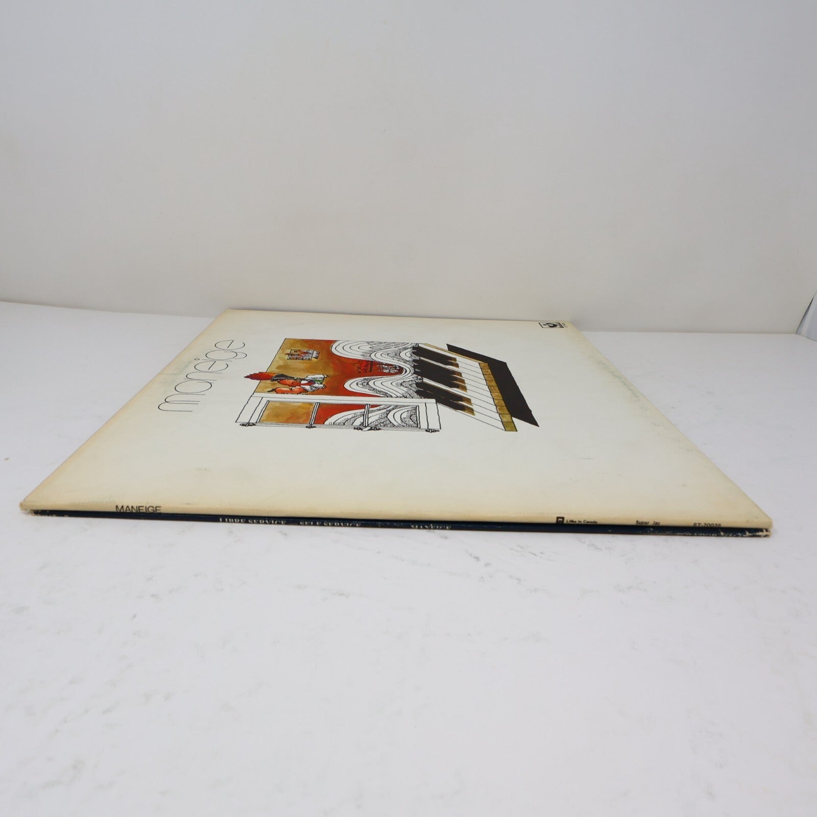 Maneige Lot 2 Disques Libre Service/Éponyme LP Record Vinyl 1975 1978 Prog Rock