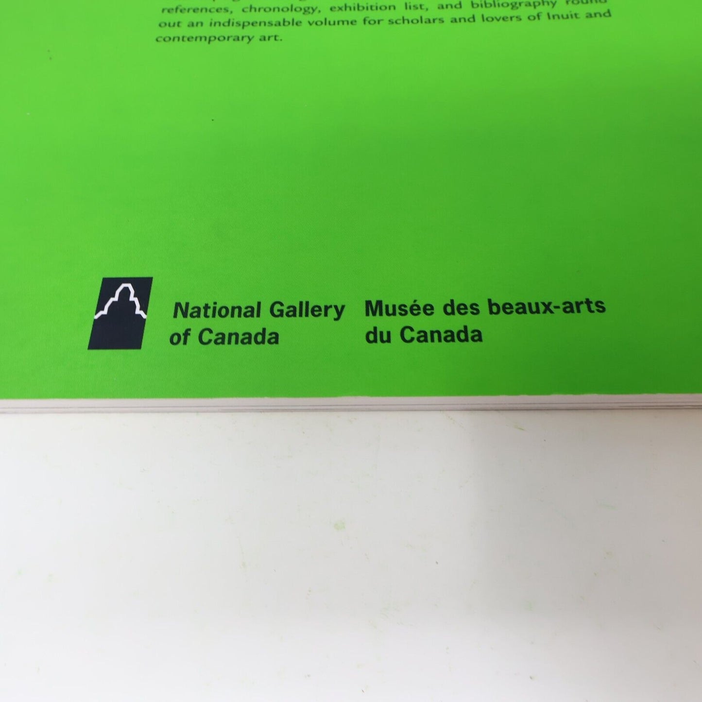 2002 Marion Tuu'Luq Marie Bouchard National Gallery of Canada Paperback Art Book