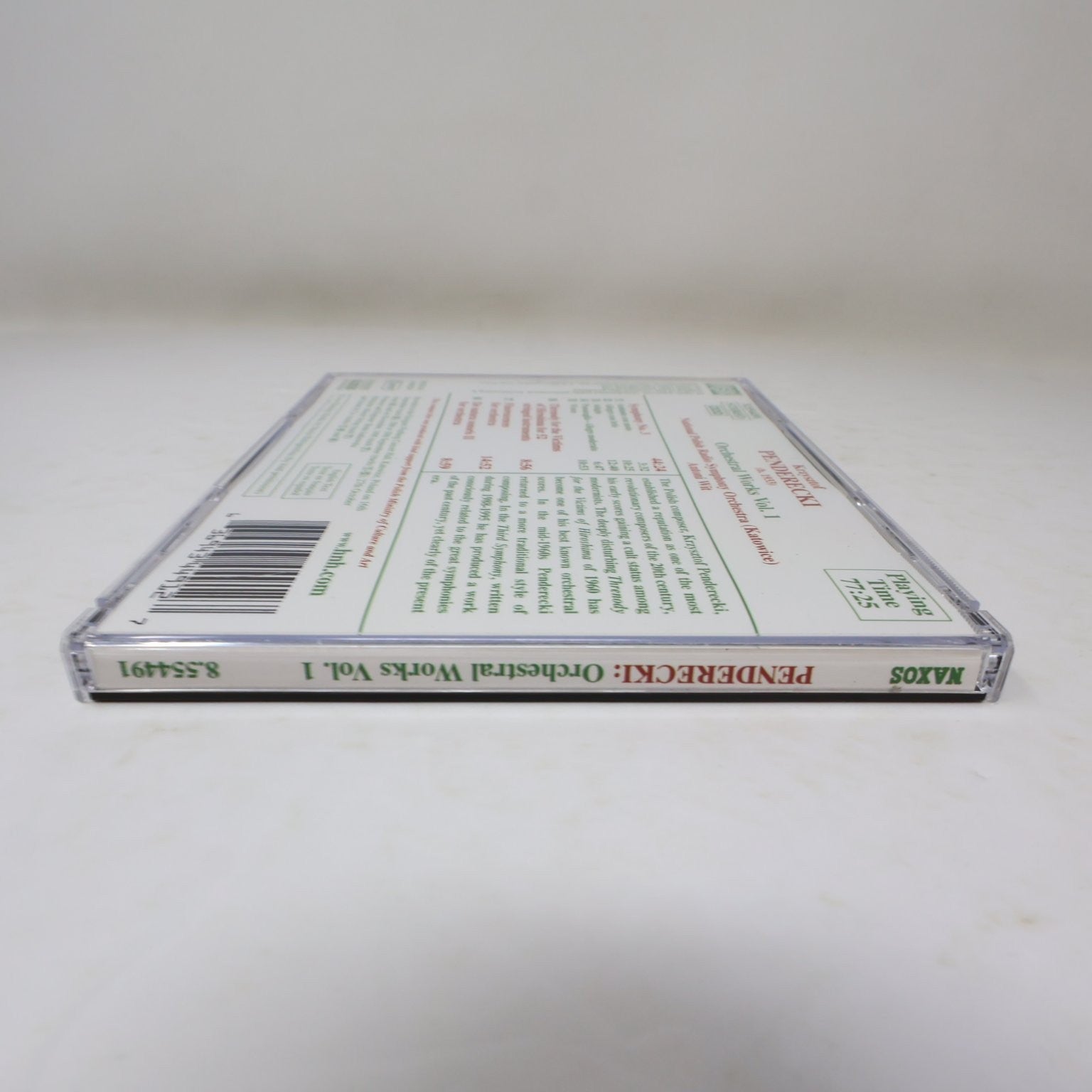 Penderecki Orchestral Works #1 CD Antoni Wit 2000 National Polish Radio Naxos