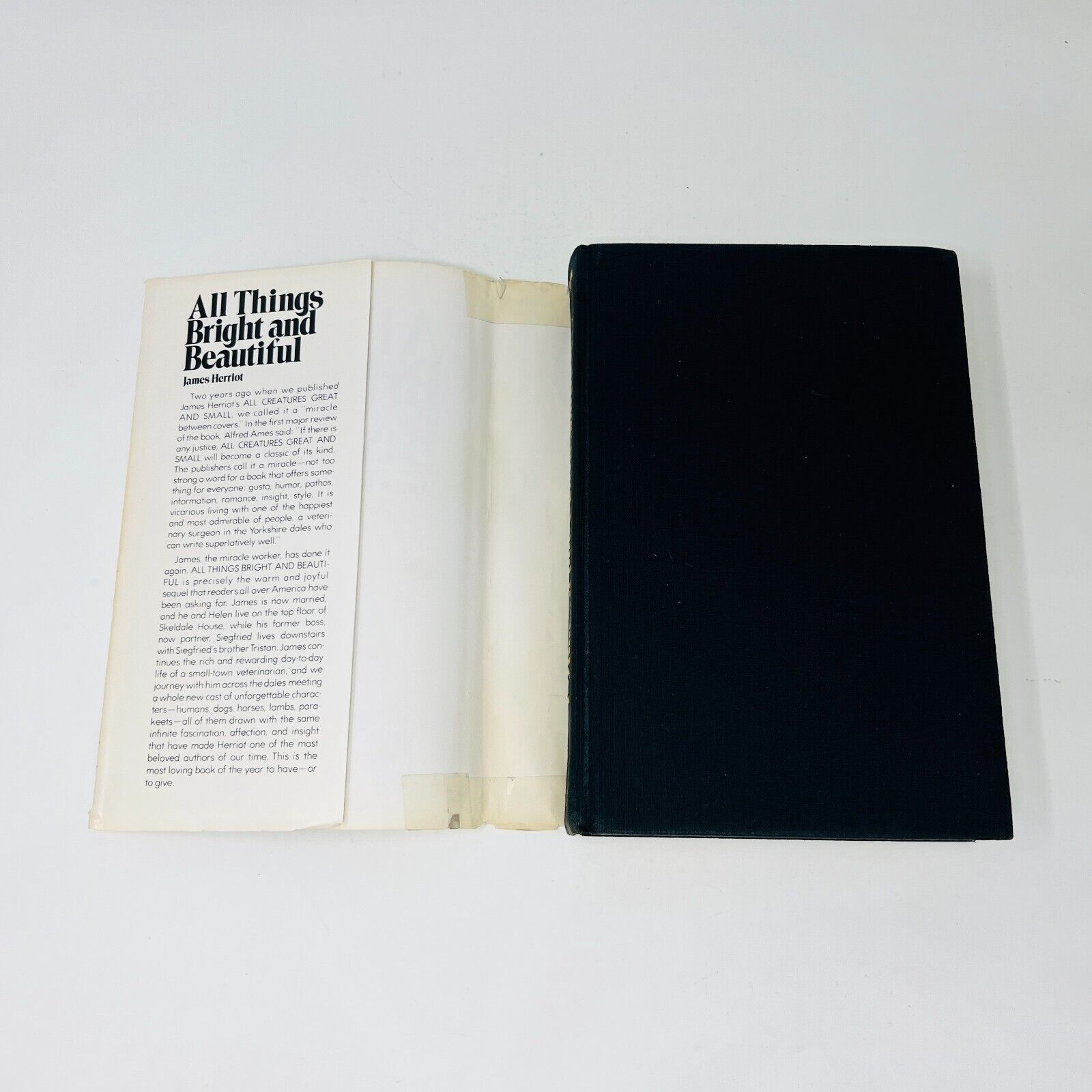 1974 All Things Bright and Beautiful Hardcover DJ by James Herriot 1st Edition