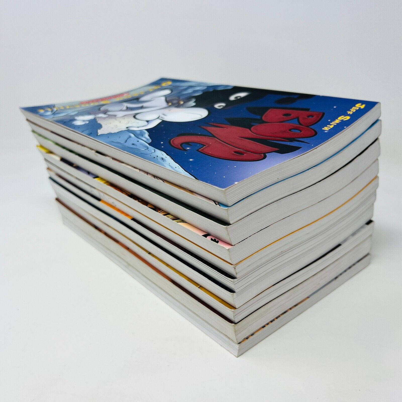 Lot of 10 Bones by Jeff Smith Paperback Scholastics Comics 1-9 + Rose Set Bundle