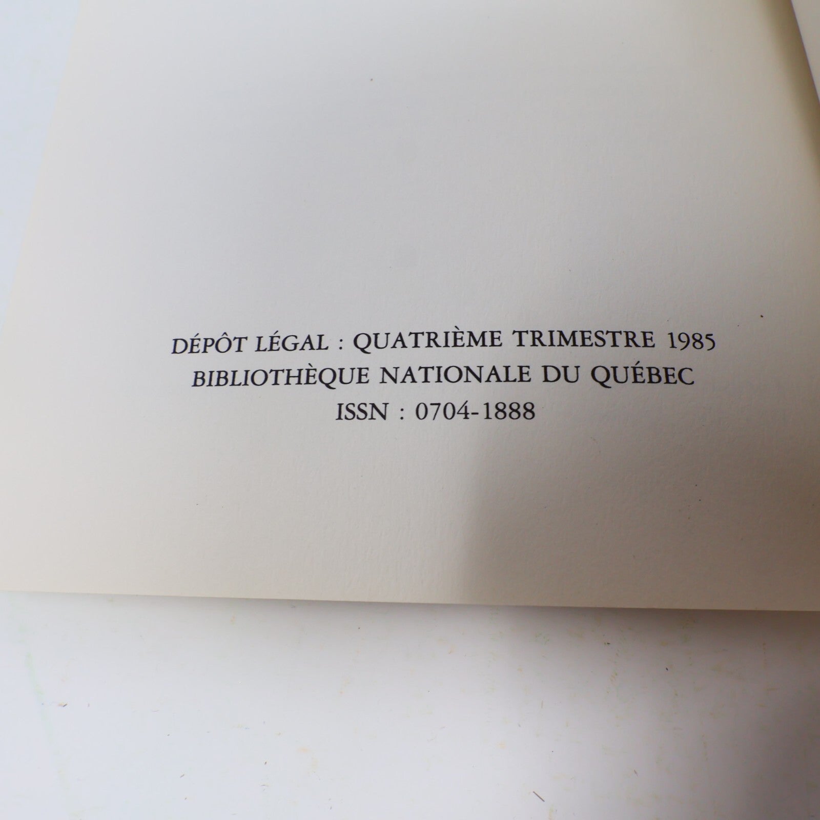 États de Légende Nbj Octobre 1985 Littérature Québécoise Poésie Québec 80s