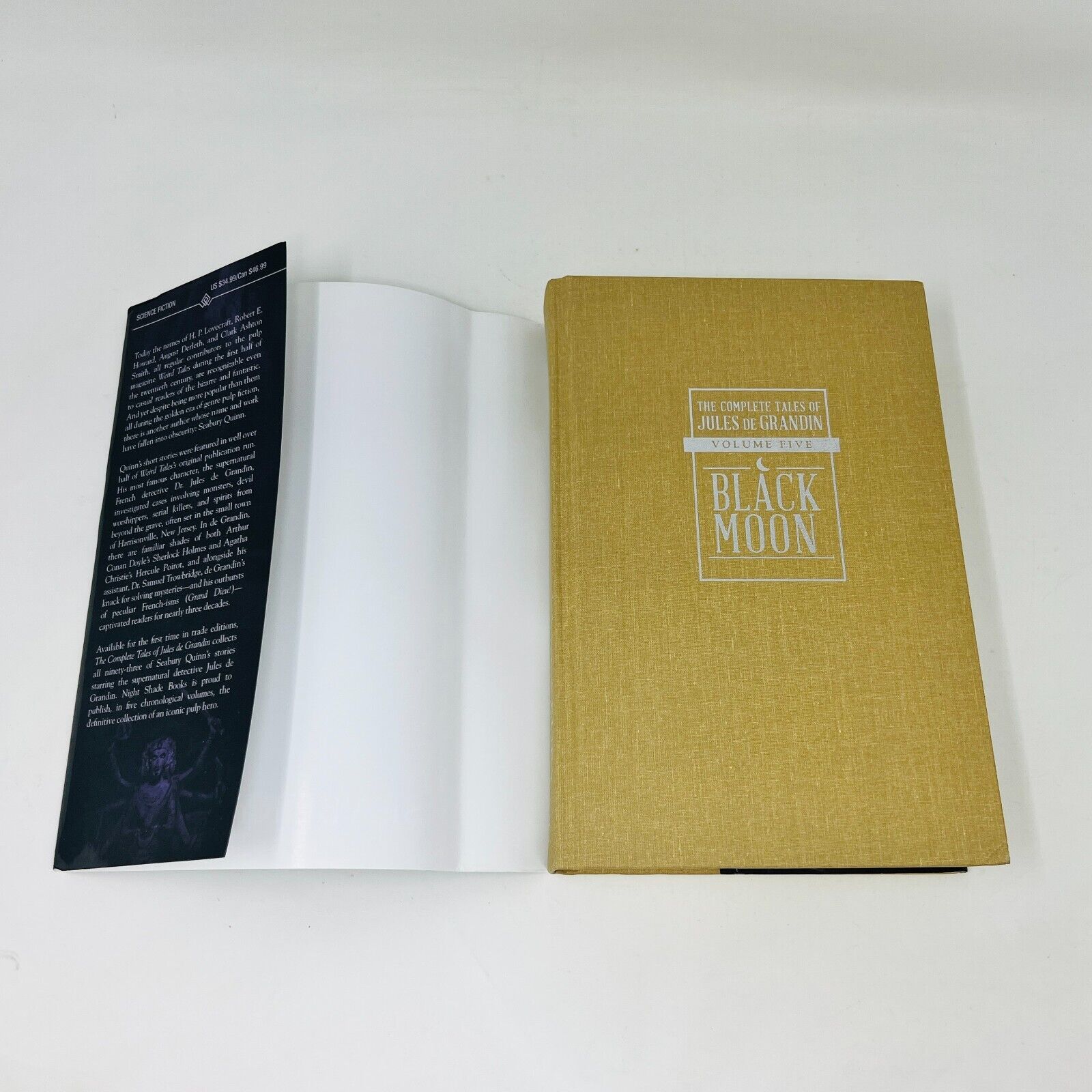 Black Moon The Complete Tales of Jules de Grandin #5 Seabury Quinn HC 1st Print