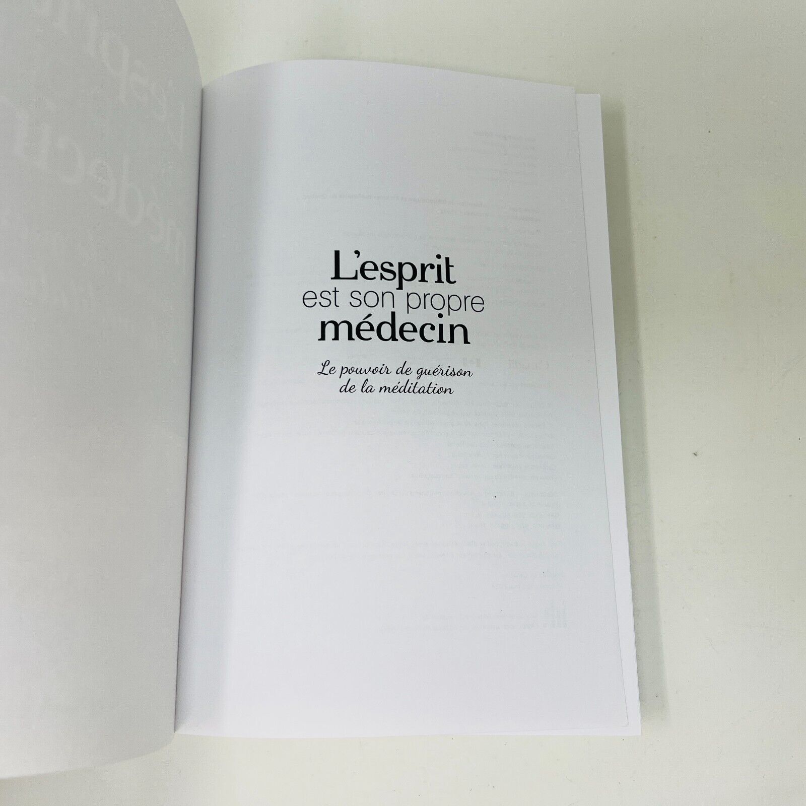2014 L'Esprit est son Propre Médecin de Kabat-Zinn/Davidson Guérison Méditation