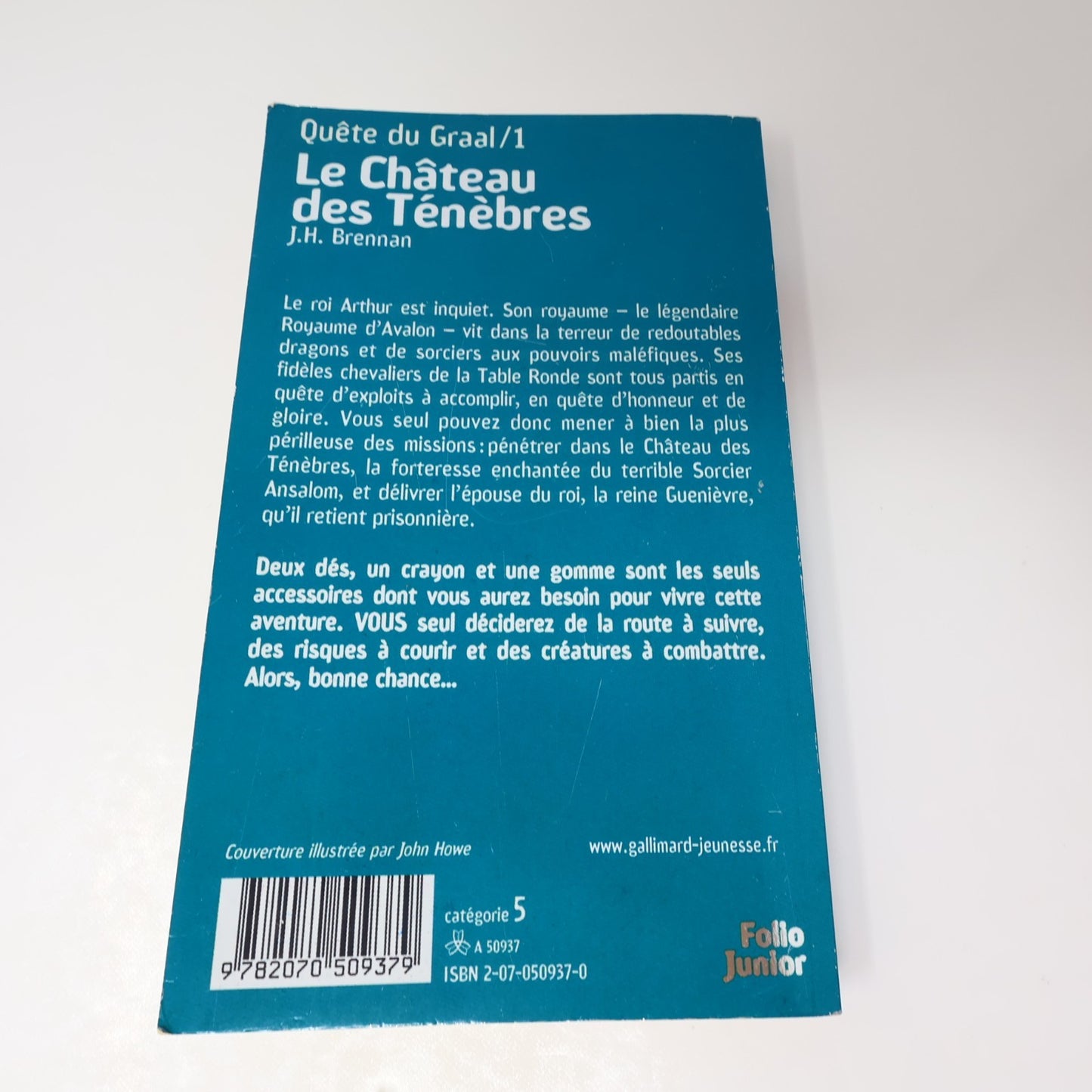 La Quête du Graal #1-3 LDVELH Lot 3 Livres J.H. Brennan Le Château des Ténèbres