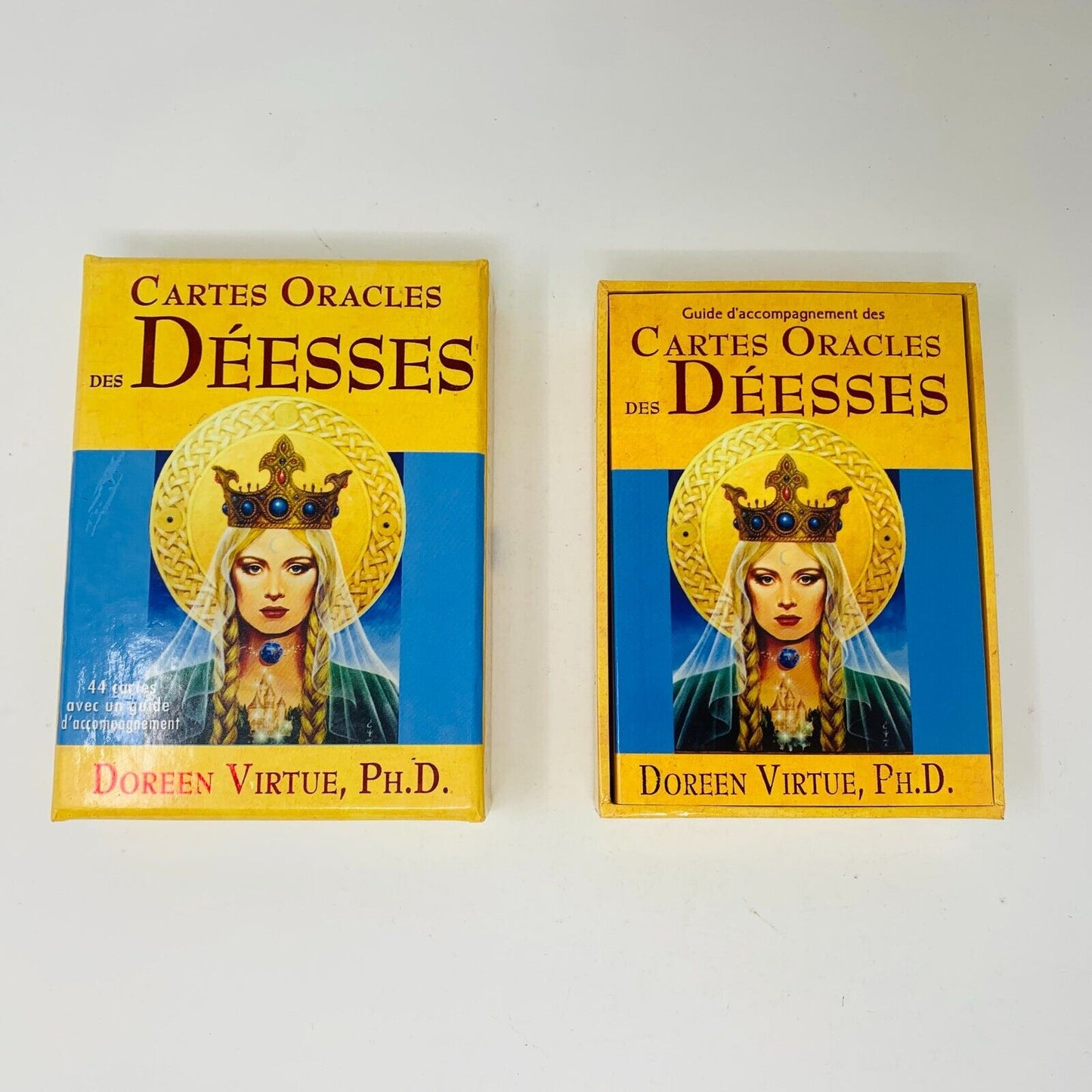 Cartes Oracles des Déesses Complet Ada Doreen Virtue 44 Cartes Guide Divination