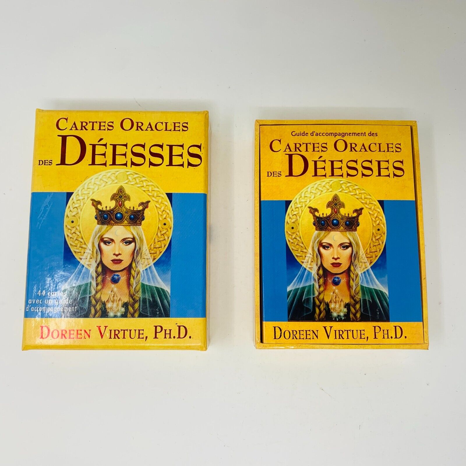 Cartes Oracles des Déesses Complet Ada Doreen Virtue 44 Cartes Guide Divination
