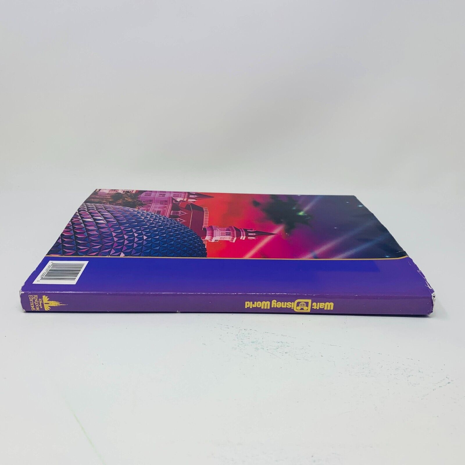 c1990s Walt Disney World Disney's Kingdom Editions Purple Theme Parks Hardcover