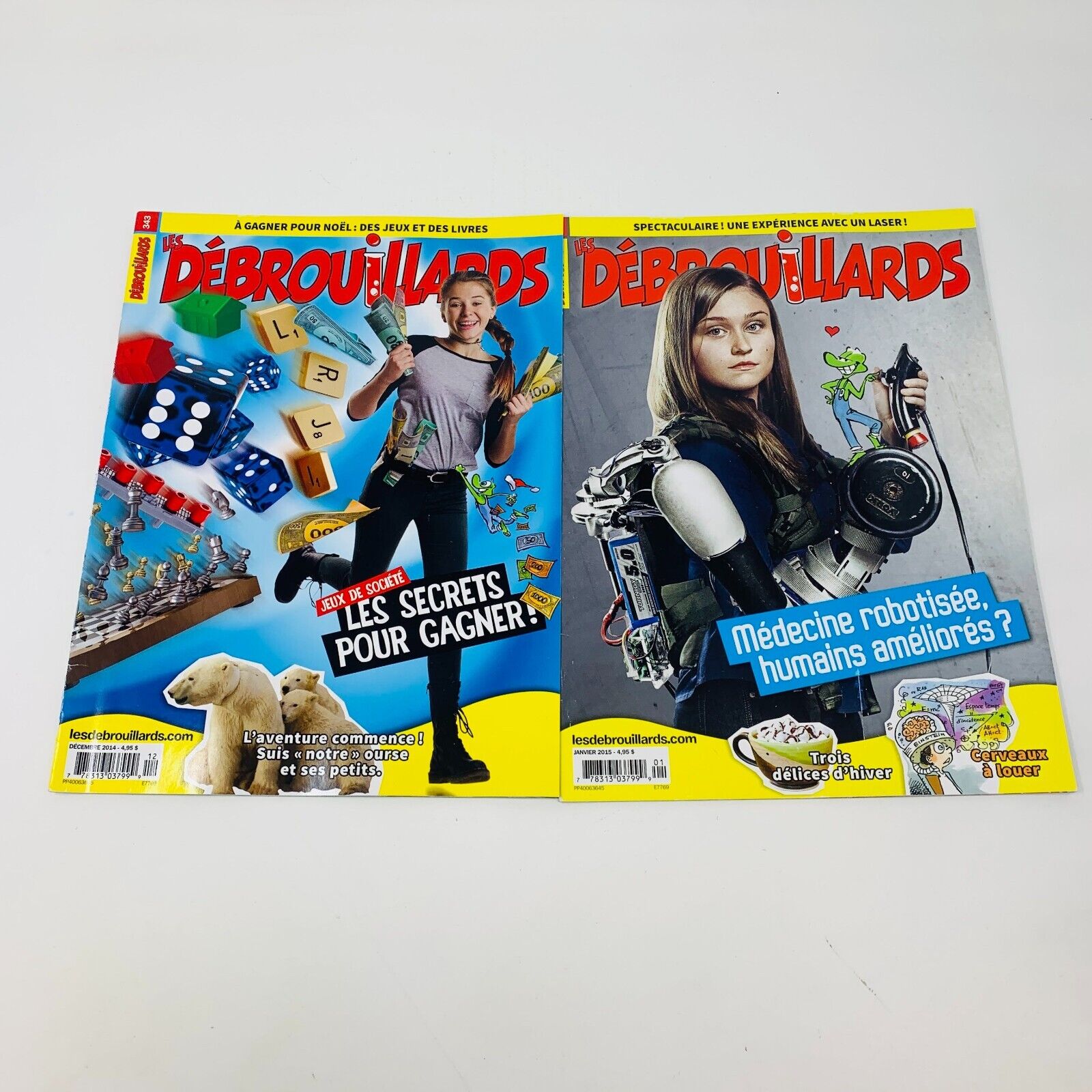 26x Les Débrouillards Magazines Enfants Français 2012-15 Années Incomplètes Lot