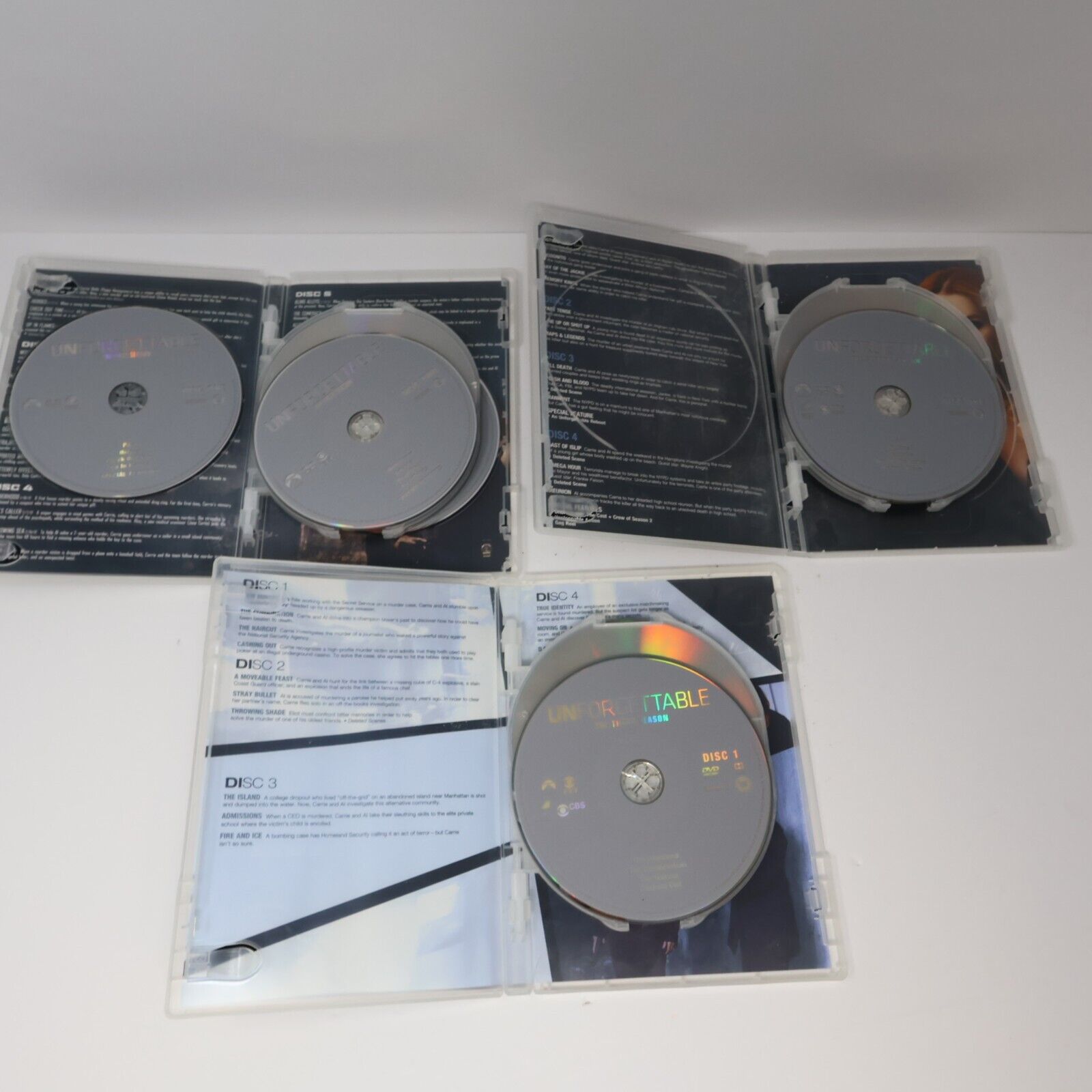 Unforgettable Seasons 1-3 DVD Lot Tested NTSC Region 1 Poppy Montgomery English