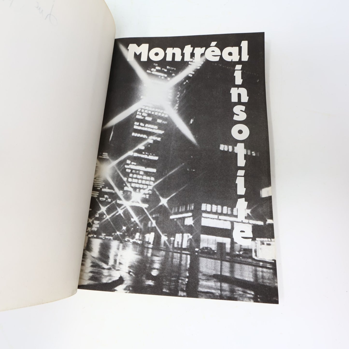 1974 Montréal Insolite un Guide pour les Oiseaux de Nuit Jodoin/Merckel Tourisme