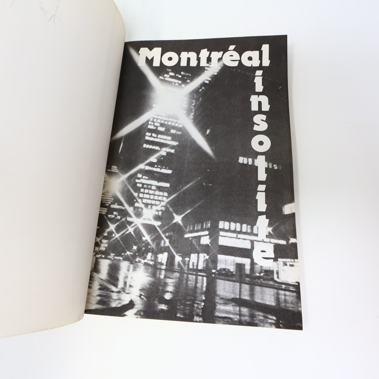 1974 Montréal Insolite un Guide pour les Oiseaux de Nuit Jodoin/Merckel Tourisme
