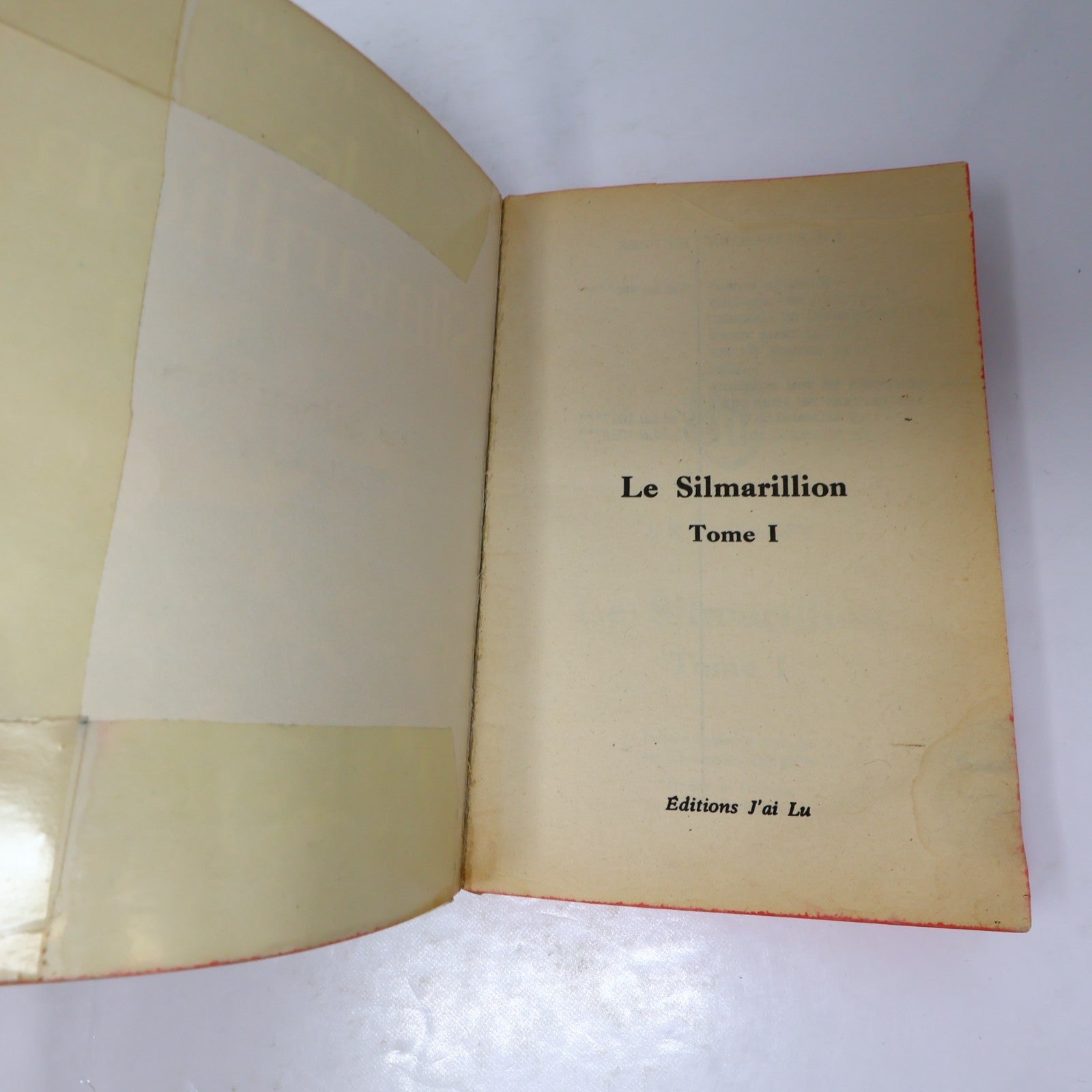 Le Silmarillion #1-2 Série Complète Lot 2 Livres J'ai Lu Tolkien Fantasy 1980 PB